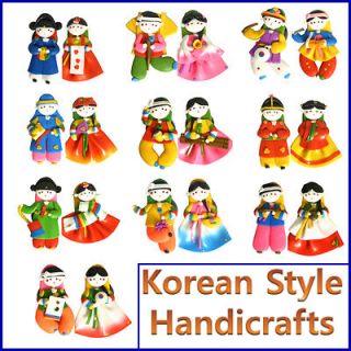 Color mix Couple Fridge Magnets(50pair​s)~Korean traditional 