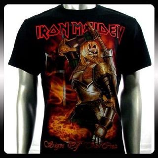 Iron Maiden Heavy Metal Biker Rock Punk T shirt Sz XL Ir8 Rider Men