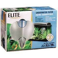 Elite Stingray 5 Underwater Filter for Aquariums up to 5 gallons