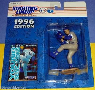 1996 HIDEO NOMO Los Angeles Dodgers Rookie grey uniform  only $3.95 s 
