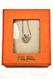 Folli Follie Heart Shaped Sterling Silver Necklace