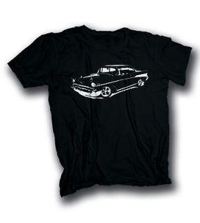 1957 Chevrolet Bel Air Street Rod 57 Chevy silhouette T shirt sizes S 