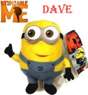 Despicable Me Minions 3D eye DAVE Plush Stuffed Animals Xmas Party 