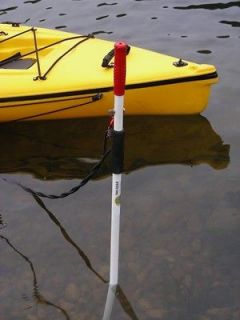 Foot Mud Stick / Kayak & Canoe Pole Anchor with Leash for shallow 