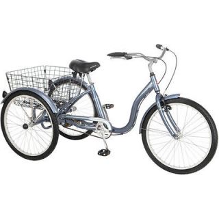   24 Meridian 3 Wheel Tricycle Adult Comfort Cruiser Bike Bicycle Trike