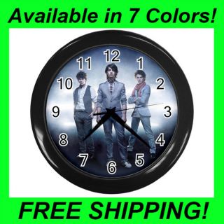 The Jonas Brothers   Wall Clock (Choose from 7 Colors)  PP1406
