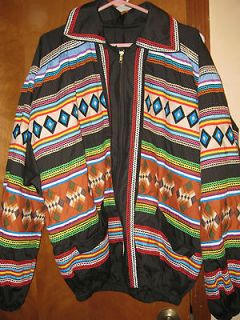 Seminole Traditional Rick Rack indian Jacket, men X (large)?, Vintage.