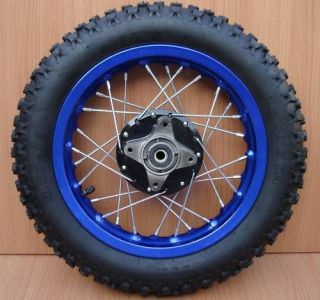 12 Rear Wheel Tire Rim Assy Wheels 110cc 125cc Pit Dirt Bike 3.00 12 