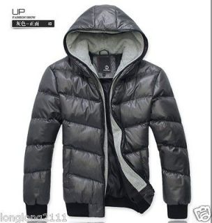 New Style Mens Hooded Puffer Winter Jacket Coat Warm Parka Overcoat 