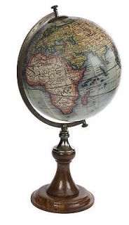 AUTHENTIC MODELS Vaugondy 1745 World Globe w/Classic Stand Antique 