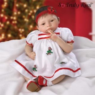 Ashton Drake So Truly Real Christmas Sweet Baby Noelle Baby Doll 