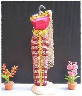 Thai Traditional Fashion Outfit Costumes for Barbie Dress up Dolls 12 