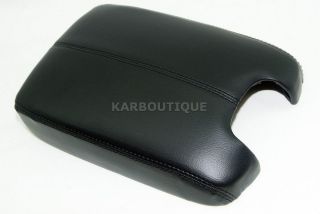   ACCORD BLACK SYNTHETIC LEATHER CONSOLE LID ARMREST COVER (Fits Honda