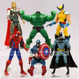   Avengers Hulk batman captain America Collection Hero Action Figure Toy