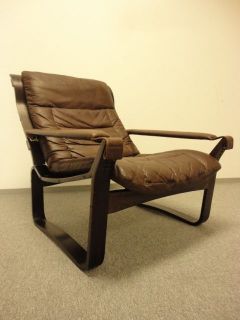   leather easy chair Westnofa Ingmar Relling ?? 60s lounge chair