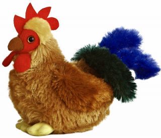 PLUSH STUFFED ULTRA SOFT ROOSTER BY AURORA WITH    NEW 