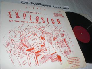   Cliff/Explosio​n on the Tone Cabinets/LP vinyl record album/vg+ cond