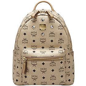 12AW New Arrivals] MCM Small STARK Backpack VISETOS Beiges School bag 