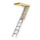 Louisville Ladder AA229GS Elite Aluminum Attic Ladder 350 Pound 