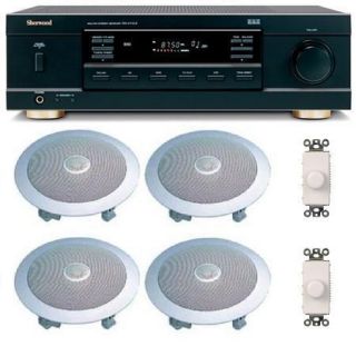 HOME AUDIO SOUND SYSTEM  CEILING SPEAKERS FOR 2+ ROOMS