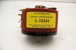 Superior Electric Powerstat Variable Transformer S 36009 