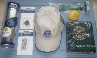 Wimbledon 2012 Souvenirs Hat Tennis Balls Towel Keychains Lanyard 