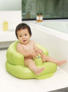 Japanese Baby Bath Seat tub cushion chair new green shower gift 