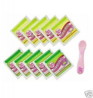 Baby Alive    Doll FOOD Mix REFILL    10 Packs + Spoon *NEW*