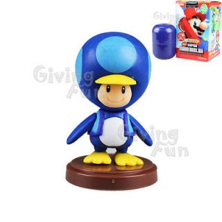   Furuta 2012 Super Mario Bros Baby Penguin TOAD Action Figure Wii vol 3