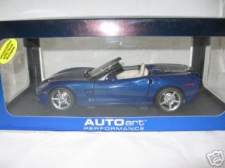 18 Auto Art 2005 Chevy Corvette C6 convertible blue
