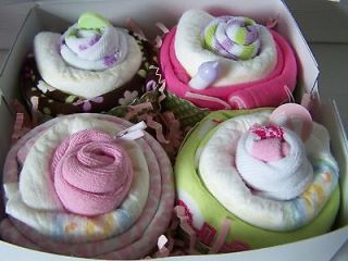 diaper cupcakes in Diaper Cakes