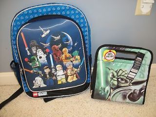 Star Wars Lego Backpack and matching Lunch Bag New HTF
