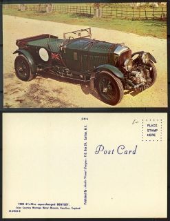 Antique Cars/Autos 192​8 4½ Litre Supercharged Bentley