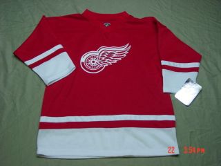 NWT Toddler Boys Red Wings Jersey Hockey Detroit Michigan UNUSED New