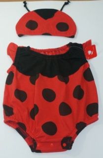 Baby Ladybug Onesie Beanie Summer Costume Set 000/00/0