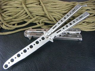   Blade Practice BALISONG BUTTERFLY Knife Trainer Tool+Nylon Scabbard