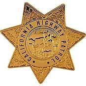 California Highway Patrol CHP Mini Badge Lapel Pin CA police