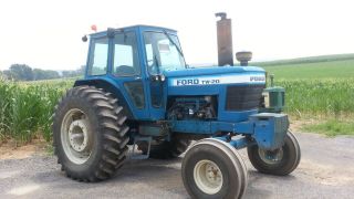 1986 Ford TW20 Agriculture Tractor Diesel Machine Cab Weights Heat 