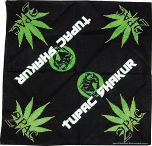 Tupac 2Pac Shakur  NEW Logo Bandana  $7.00 SALE