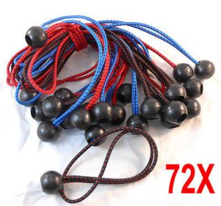 72) 6 COLOR Ball BUNGEE Cord Tarp Bungee Tie Down Strap Bungi Canopy 