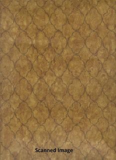   Wallpaper/ Muted Geometric Lattice Sidewall / Rust Orange Background