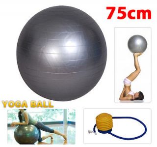   30 Yoga Ball 75 cm Exercise Ball With Air Pump Fitness Yoga Products
