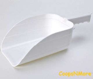 PINT CAPACITY PLASTIC FEEDER SCOOP★ FOR CHICKEN POULTRY FEED 