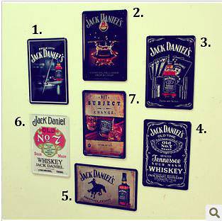   Jack Daniels Tin Metal Sign Bars Pubs Old No.7 Tennessee Whiskey