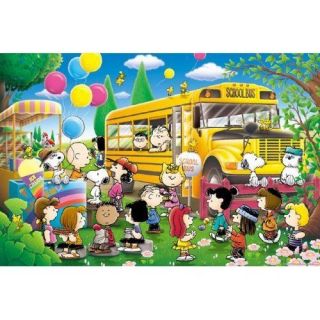 Apollo sha Jigsaw Puzzle 10 827 Peanuts Snoopy School Bus (1000 Pieces 