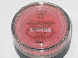 Bare escentuals minerals blush .85g tulip lock n go container