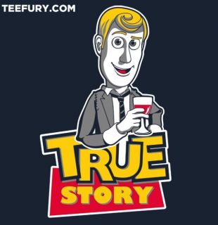 True Story Toy How I Met Your Mother Barney Stinson TEEFURY Mens XXL 