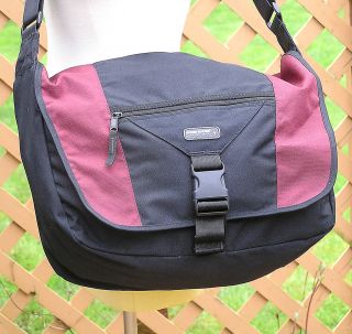 EDDIE BAUER / Travel Gear Shoulder Bag Messenger Carry on Black 