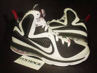 2011 Nike Air Max LEBRON JAMES IX 9 FREEGUMS FREEGUM WHITE BLACK SPORT 