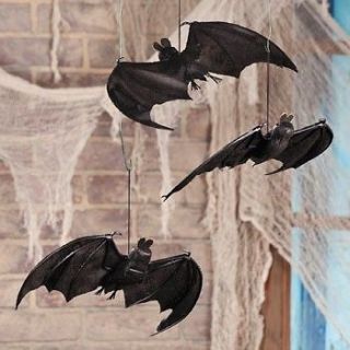 Fabric Hanging 8.5 BATS Halloween Decor Spooky Decorations Set Lot